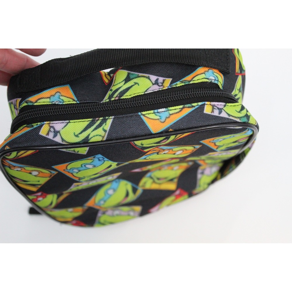 Nickelodeon Teenage Mutant Ninja Turtles Insulated Lunch Bag Black TMNT Kids - Picture 5 of 6